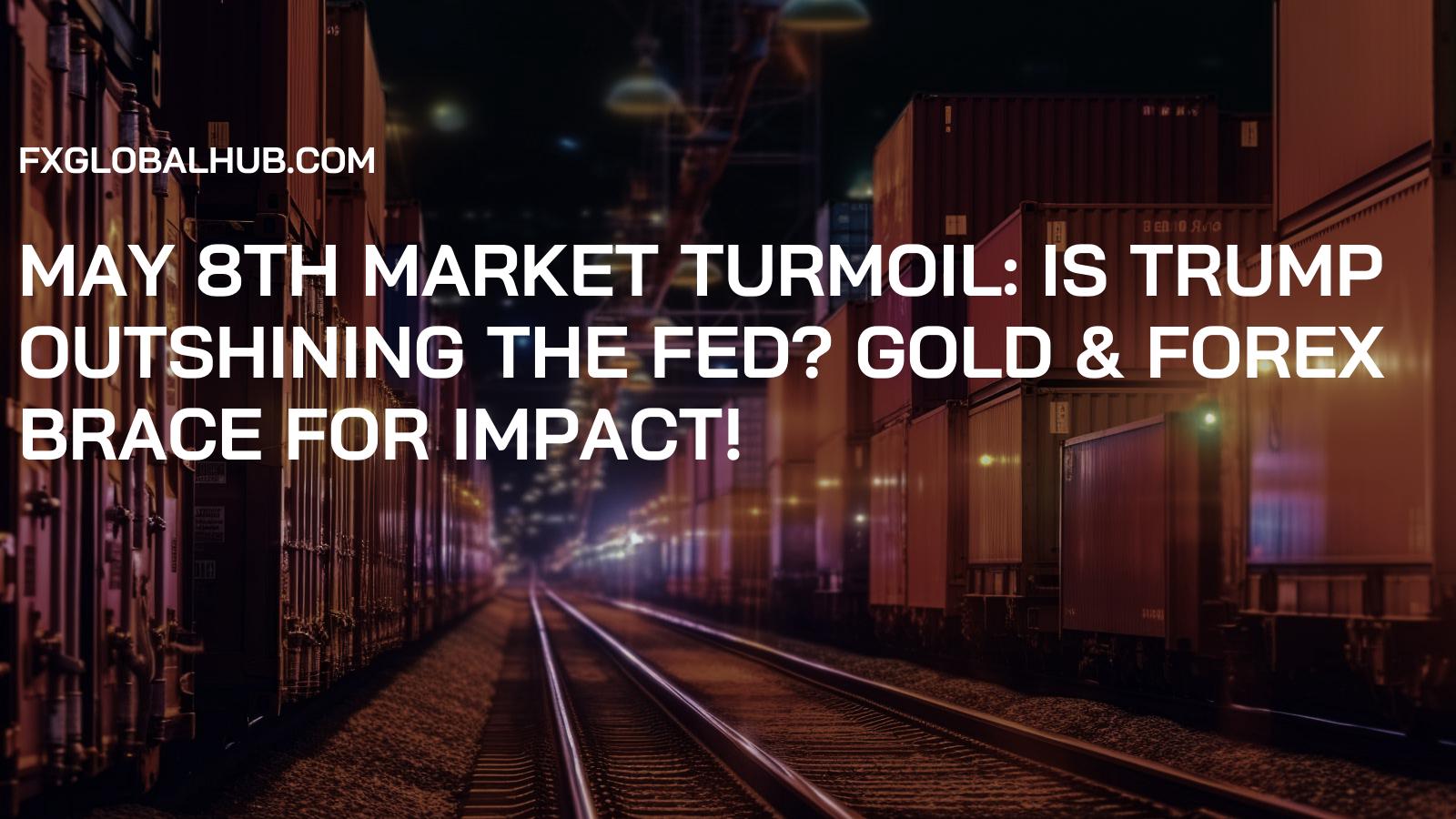 May 8th Market Turmoil: Is Trump Outshining the Fed? Gold & Forex Brace for Impact!