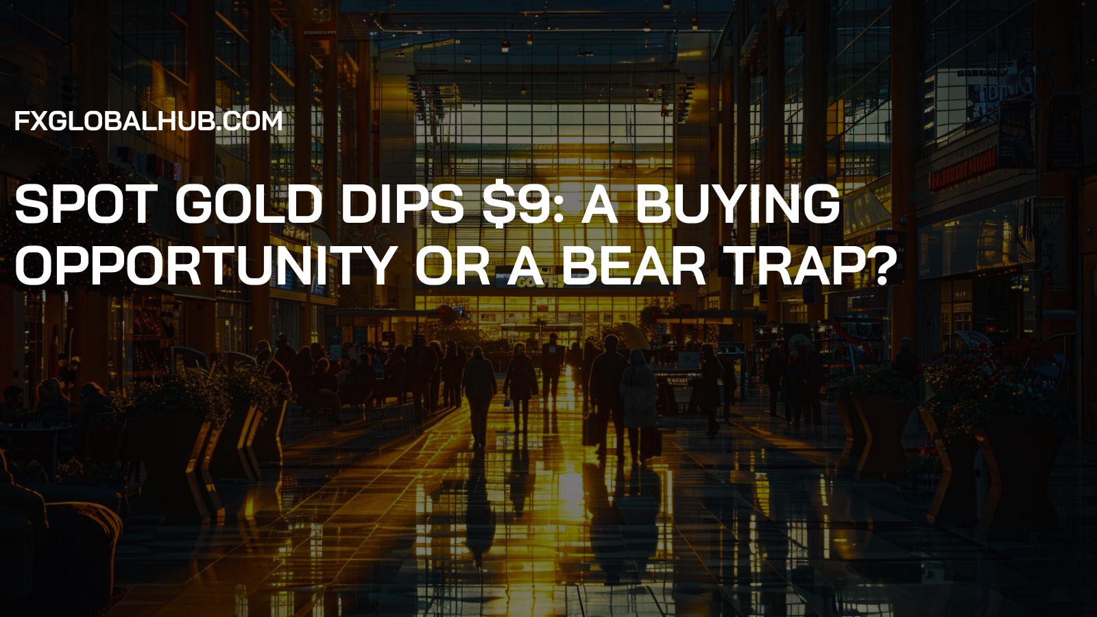 Spot Gold Dips $9: A Buying Opportunity or a Bear Trap?