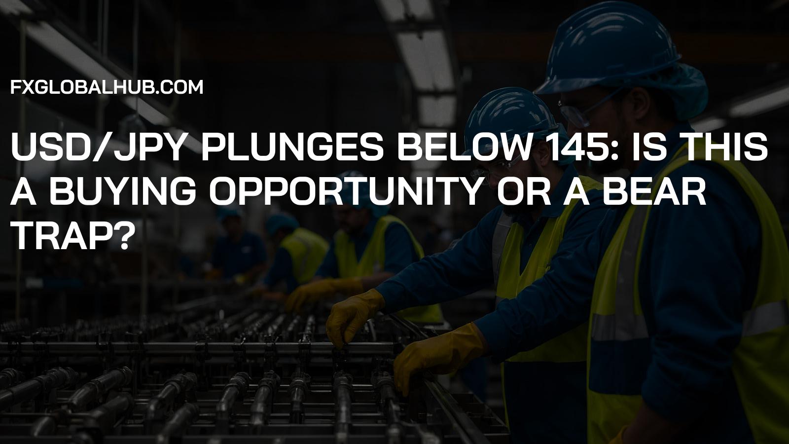 USD/JPY Plunges Below 145: Is This a Buying Opportunity or a Bear Trap?